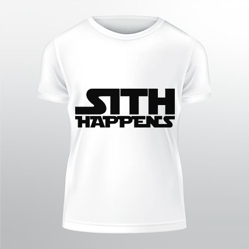 Sith happens Pánské tričko Classic - Bílá