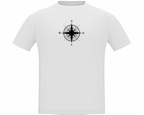 Kompas Pánské tričko Classic - Bílá