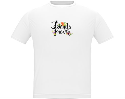Friends forever Pánské tričko Classic - Bílá