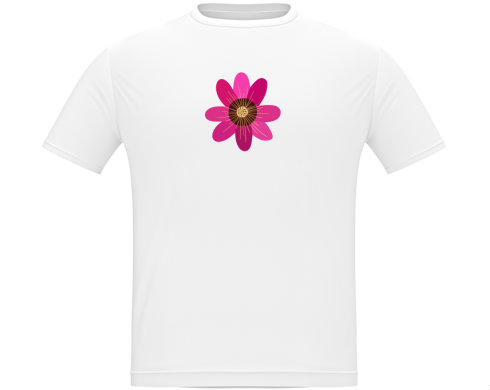 Květina Pánské tričko Classic - Bílá