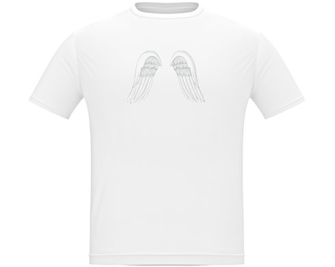 Andělská křídla Pánské tričko Classic - Bílá