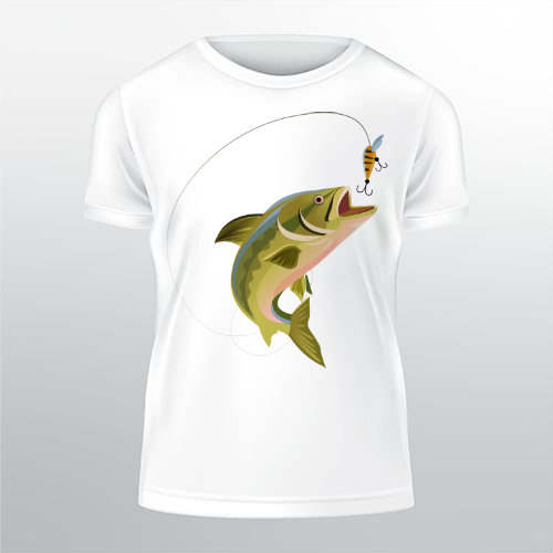 Rybaření Pánské tričko Classic - Bílá