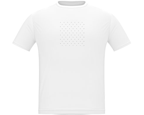 Minimal triangle pattern Pánské tričko Classic - Bílá