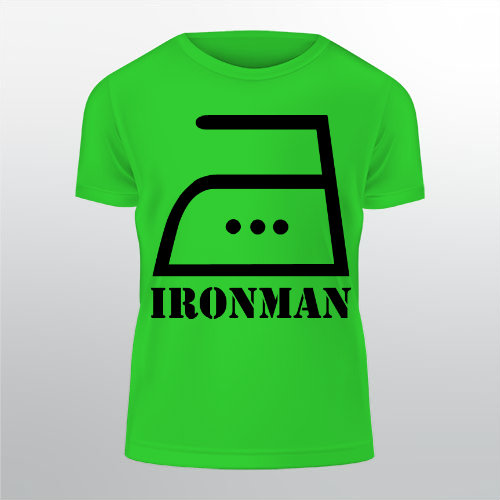 Ironman Pánské tričko Classic - Bílá