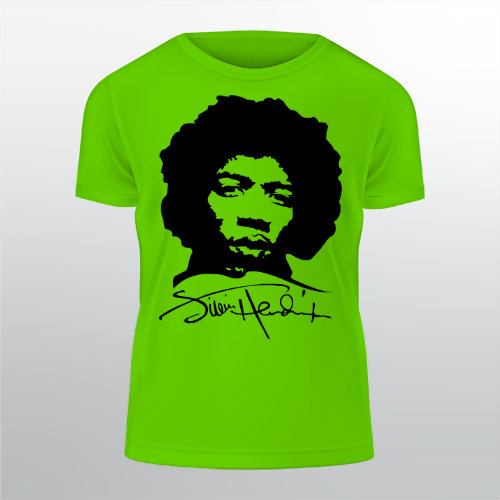 Jimi Hendrix Pánské tričko Classic - Bílá
