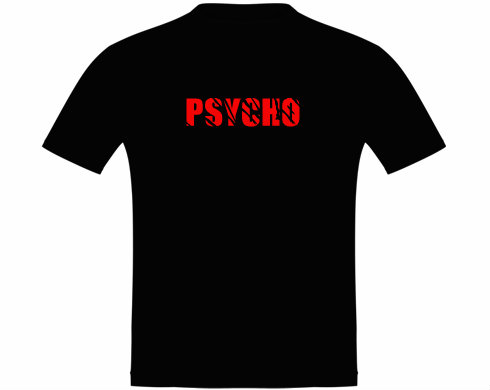Psycho Pánské tričko Classic - Bílá