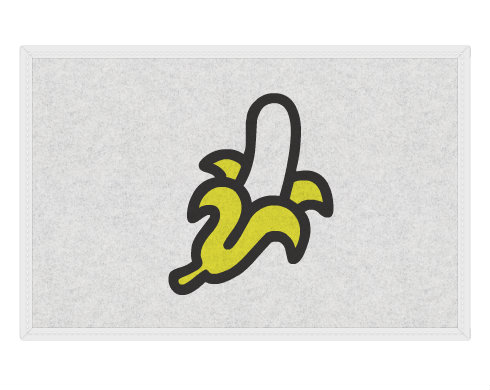 Banán Rohožka - Bílá