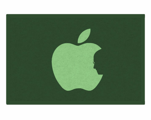 Apple Jobs Rohožka - Bílá