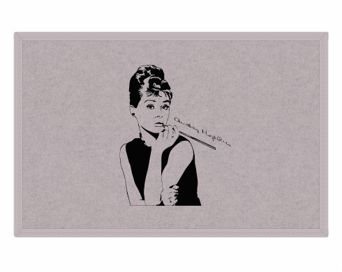 Audrey Hepburn Rohožka - Bílá