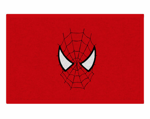 Spiderman Rohožka - Bílá