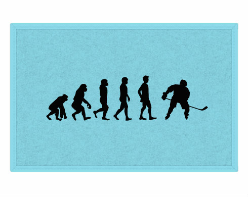 Evolution Hockey Rohožka - Bílá