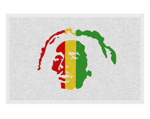 Bob Marley Rohožka - Bílá