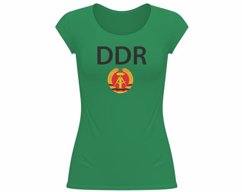 DDR Dámské tričko velký výstřih - Bílá