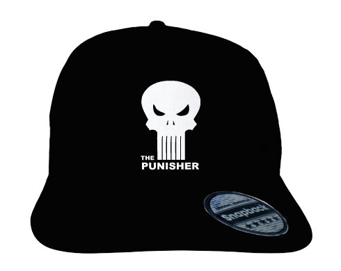 The Punisher Kšiltovka Snapback Rapper - černá