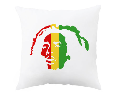 Bob Marley Polštář - bílá
