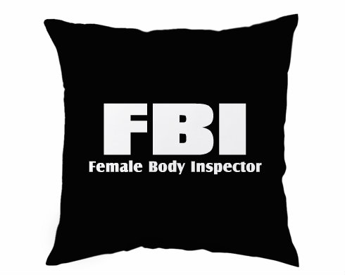FBI Polštář - bílá