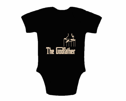 The Godfather - Kmotr Dětské body krátký rukáv premium - Bílá