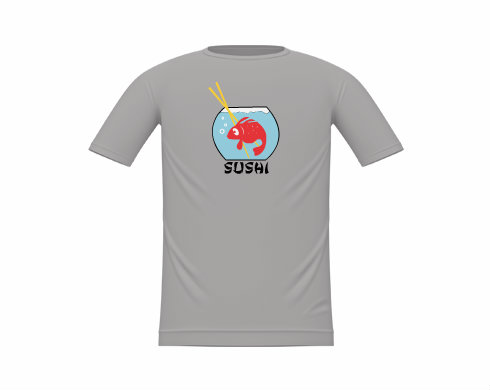 Sushi Dětské tričko - Bílá