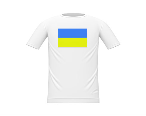 Ukrajina Dětské tričko - Bílá
