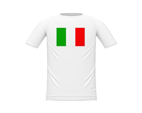 Itálie Dětské tričko - Bílá