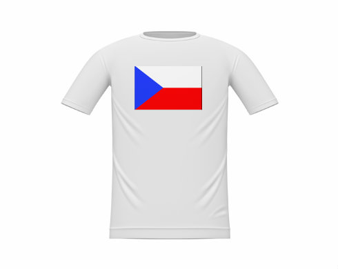 Česká republika Dětské tričko - Bílá