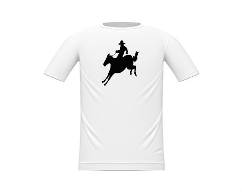 Cowboy Dětské tričko - Bílá