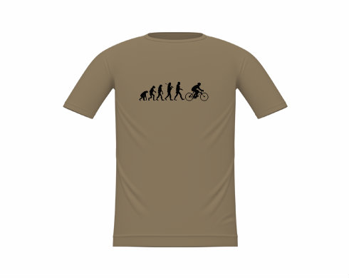 Evolution Bicycle Dětské tričko - Bílá