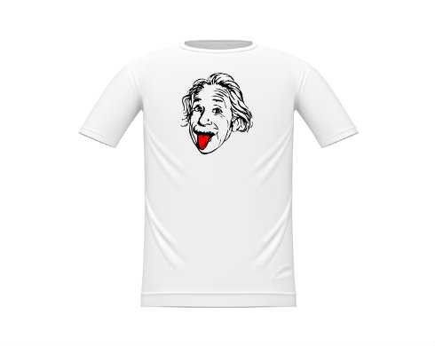 Einstein Dětské tričko - Bílá