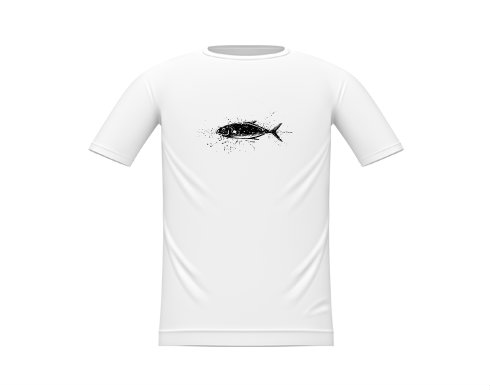 Ryba Dětské tričko - Bílá