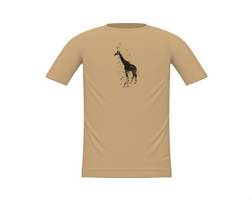 Žirafa Dětské tričko - Bílá