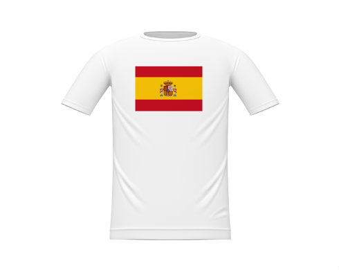 Španělská vlajka Dětské tričko - Bílá