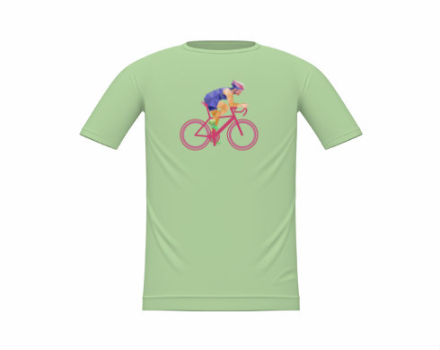 Cyklista Dětské tričko - Bílá