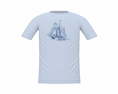 plachetnice Dětské tričko - Bílá