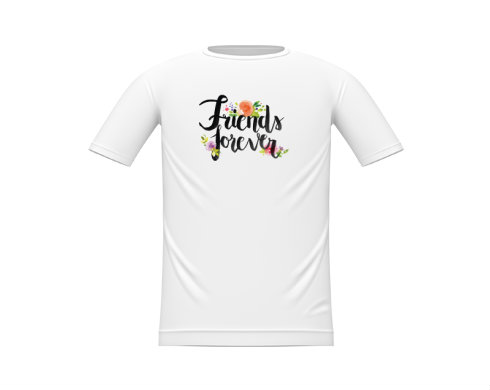 Friends forever Dětské tričko - Bílá