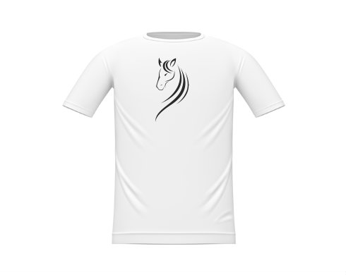 Znak koně Dětské tričko - Bílá