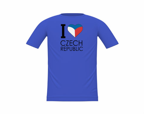 I love Czech republic Dětské tričko - Bílá
