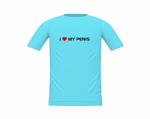 I love my penis Dětské tričko - Bílá