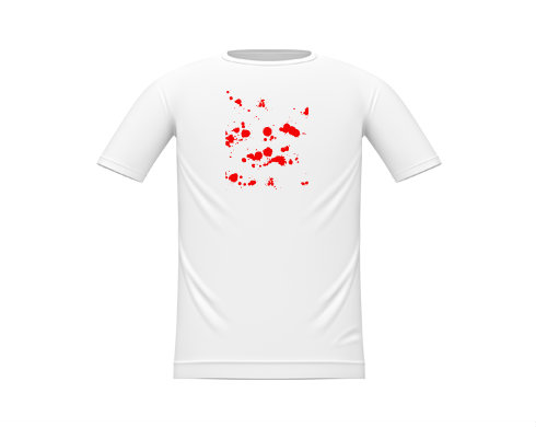 Krev Dětské tričko - Bílá