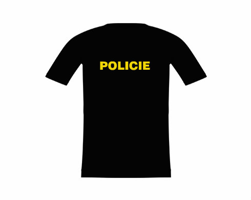 Policie Dětské tričko - Bílá