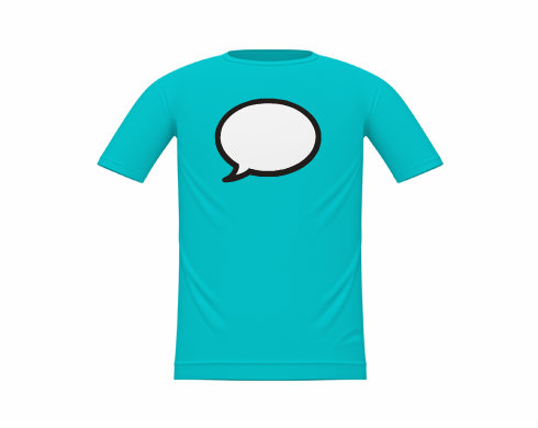 Talk - bublina Dětské tričko - Bílá