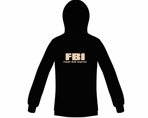 FBI Dětská mikina - černá