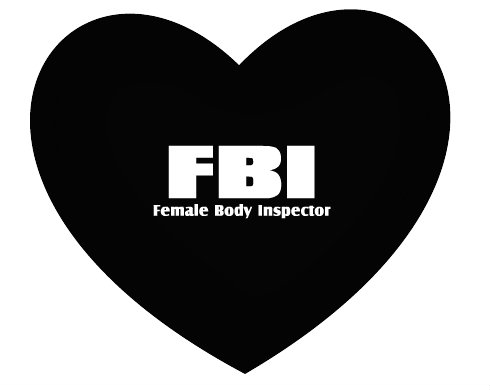 FBI Polštář Srdce - bílá