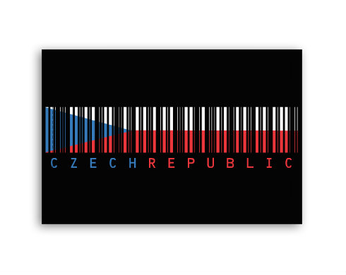Czechcode Fotoobraz 90x60 cm střední - Bílá