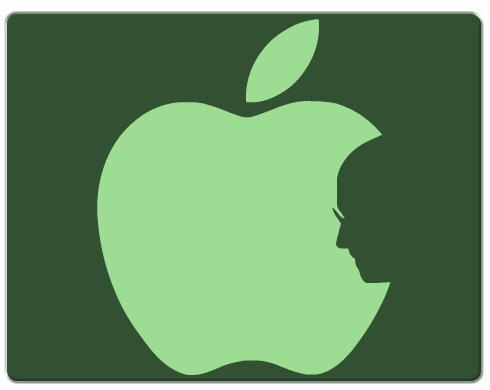 Apple Jobs Podložka pod myš - Bílá