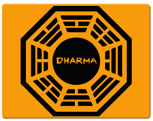 Dharma Podložka pod myš - Bílá