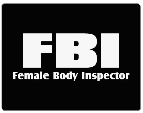 FBI Podložka pod myš - Bílá
