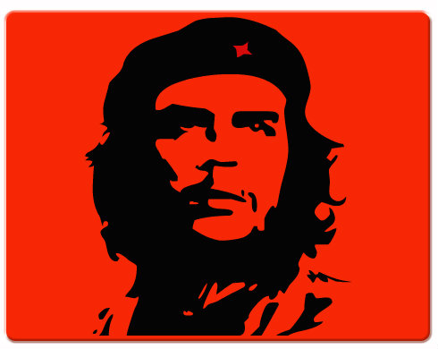 Che Guevara Podložka pod myš - Bílá