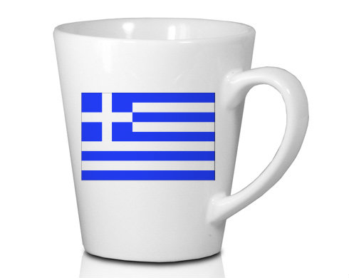 Řecko Hrnek Latte 325ml - Bílá