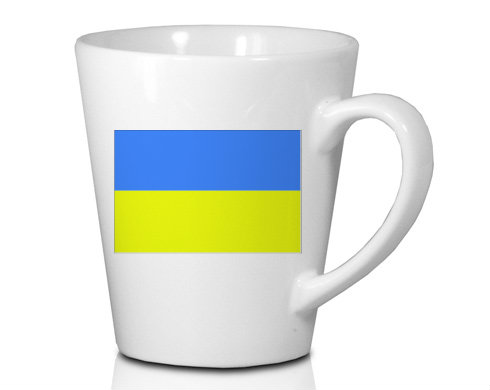 Ukrajina Hrnek Latte 325ml - Bílá