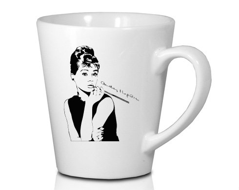Audrey Hepburn Hrnek Latte 325ml - Bílá